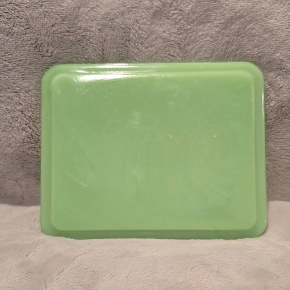 MCK Jadeite Glass Tray Rectangular Vintage Serving Dish 4x5